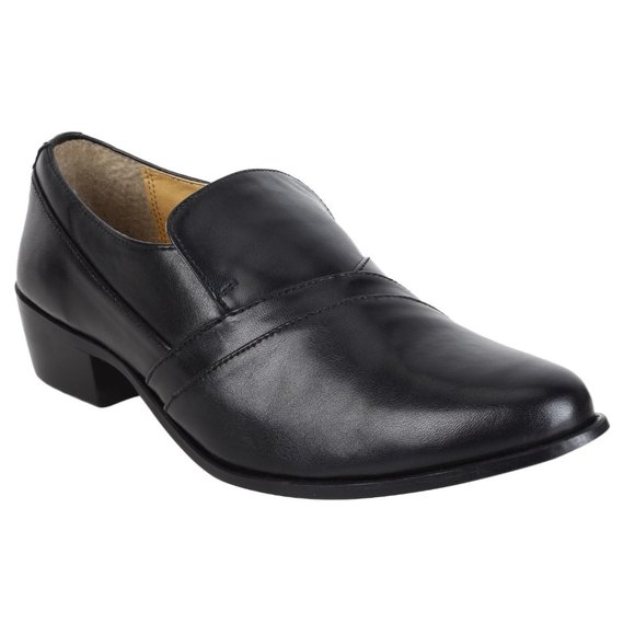 LIBERTYZENO Men\'s Black Slip-On\'s Shoes